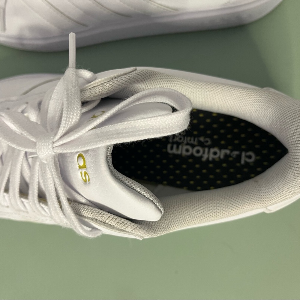 Adidas women’s size 8 white on white Grand Court Cloudfoam Comfort pre-loved. - Picture 9 of 13